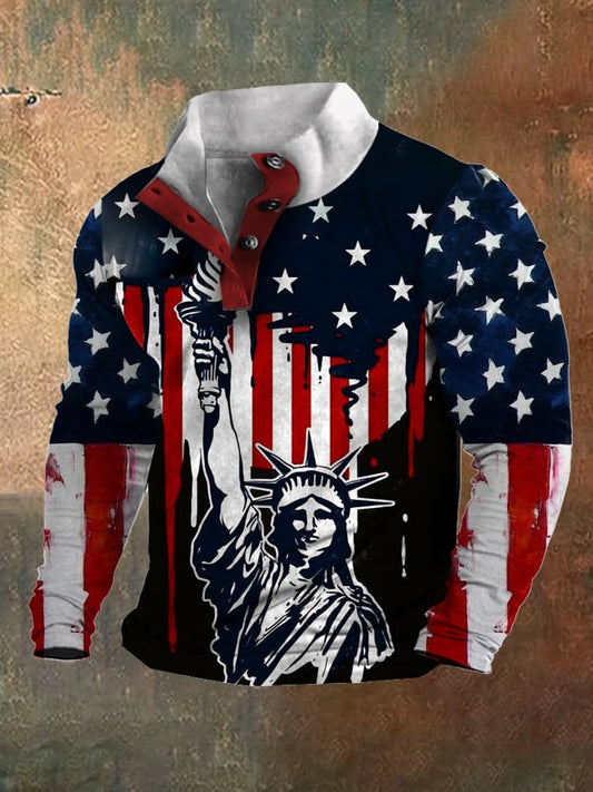 2024 Men's Vintage American Liberty Women's Pullover Sweatshirt