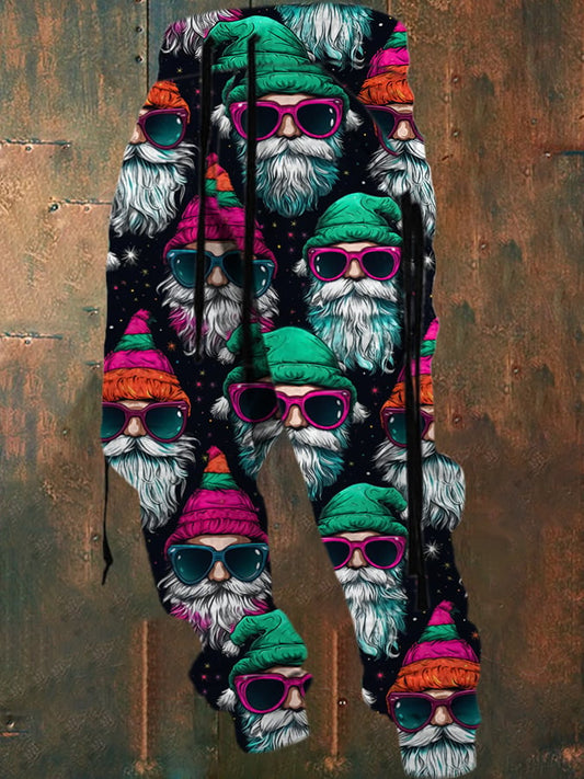 Men's Santa Print Sweatpants