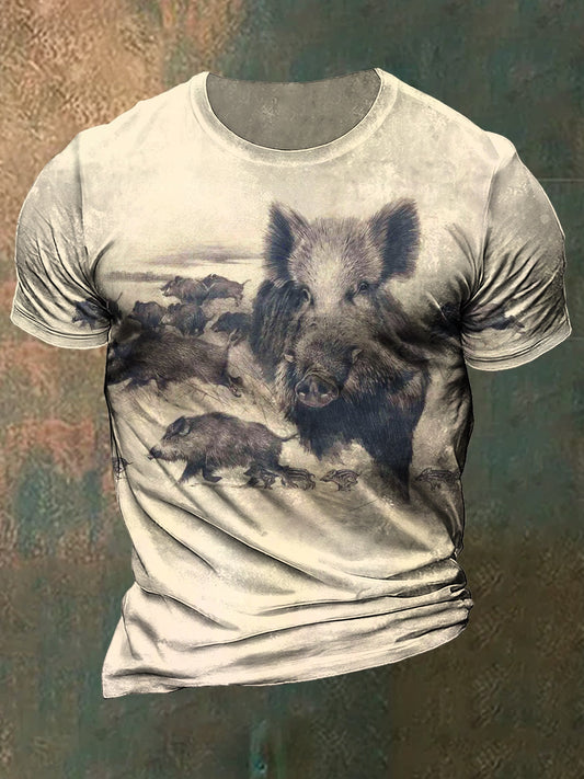 Outdoor Hunting Wild Boar T-Shirt